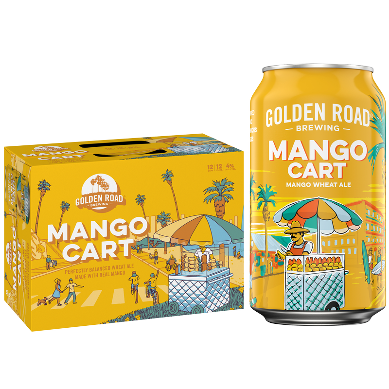 Golden Road Mango Cart 12pk 12oz Can 4.0% ABV