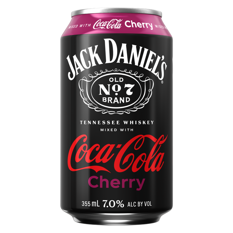 Jack Daniel's & Coca-Cola Cherry 4pk 12oz Cans 7% ABV – BevMo! Arizona Jack Daniel's & Coca-Cola Cherry 4pk 12oz Cans 7% ABV – BevMo! Arizona