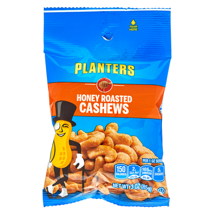 Planters Honey Roasted Cashews 3oz