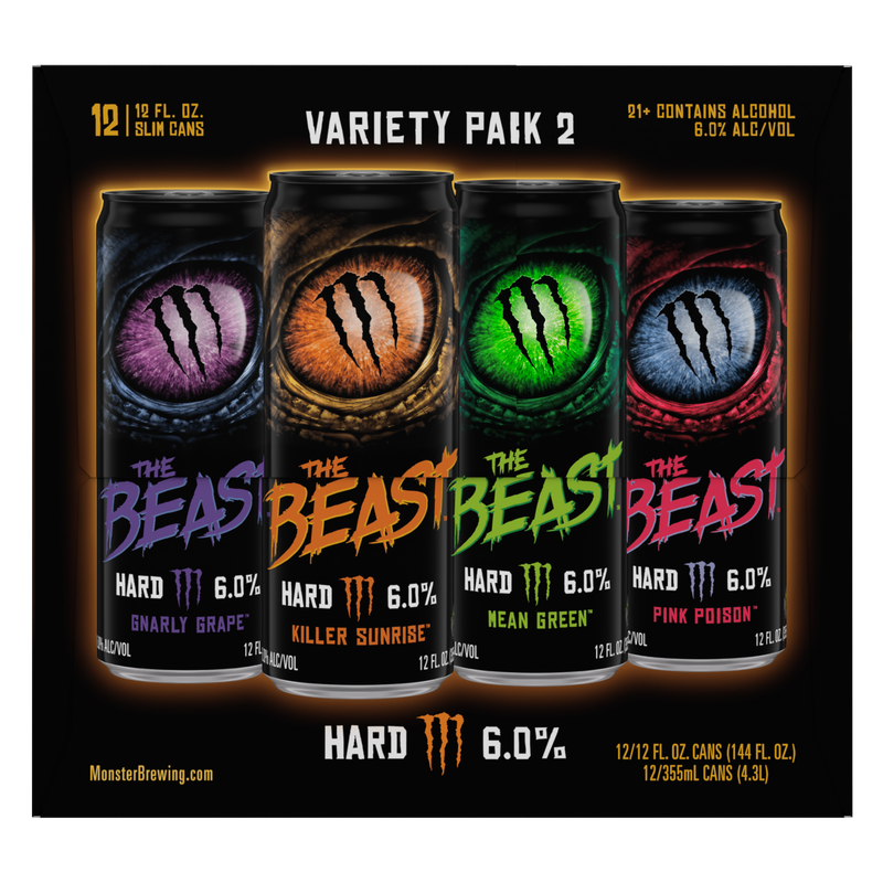 The Beast Unleashed Variety Pack #2 12pk 12oz Can 6% ABV