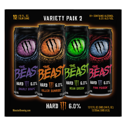 The Beast Unleashed Variety Pack #2 12pk 12oz Can 6% ABV