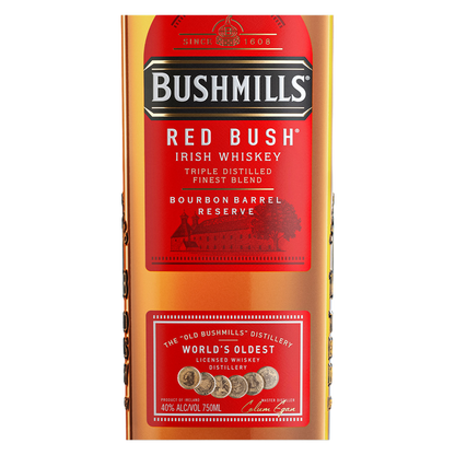 Bushmills Red Bush Whiskey 750ml (80 Proof)