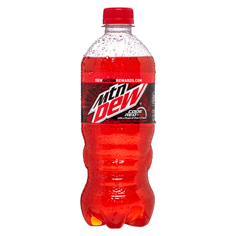 Mountain Dew Code Red 20oz Btl