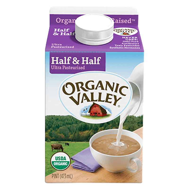 Organic Valley Half & Half 16oz