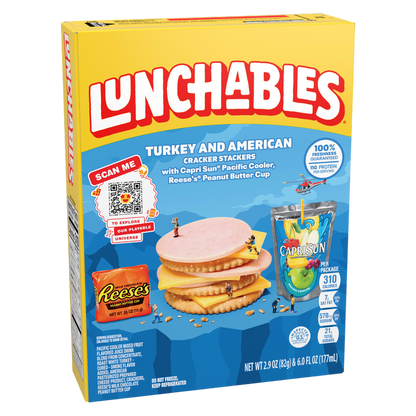 Lunchables Turkey & American Cheese Lunch Combinations with Capri Sun - 8.9oz