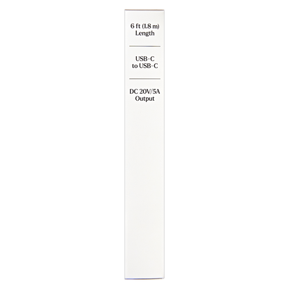 Basically 100W USB-C to USB-C Charging Cable 6'