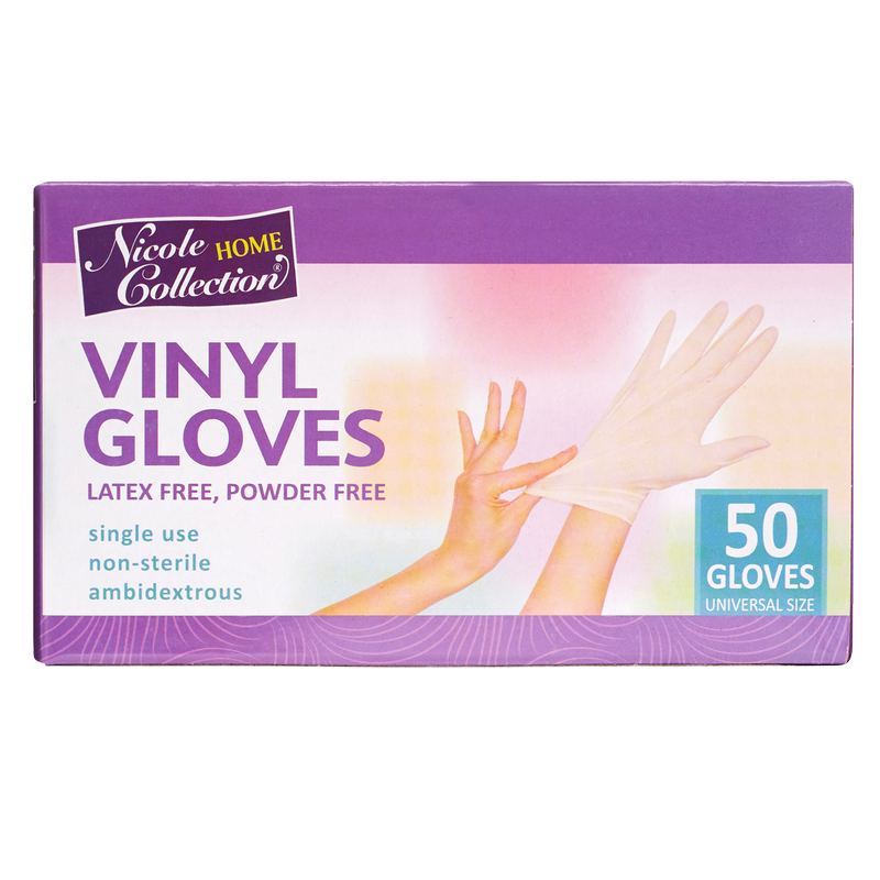 Single Use Vinyl Gloves 50ct