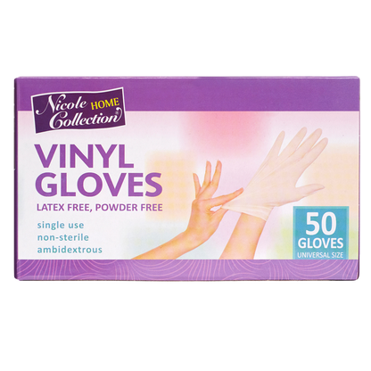 Single Use Vinyl Gloves 50ct