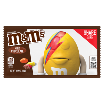 M&M's Milk Chocolate Candies Share Size 3.14oz
