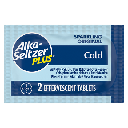 Alka Seltzer Plus Cold Tablets 36ct