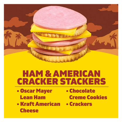 Lunchables Ham & Cheddar with Crackers -  3.2oz