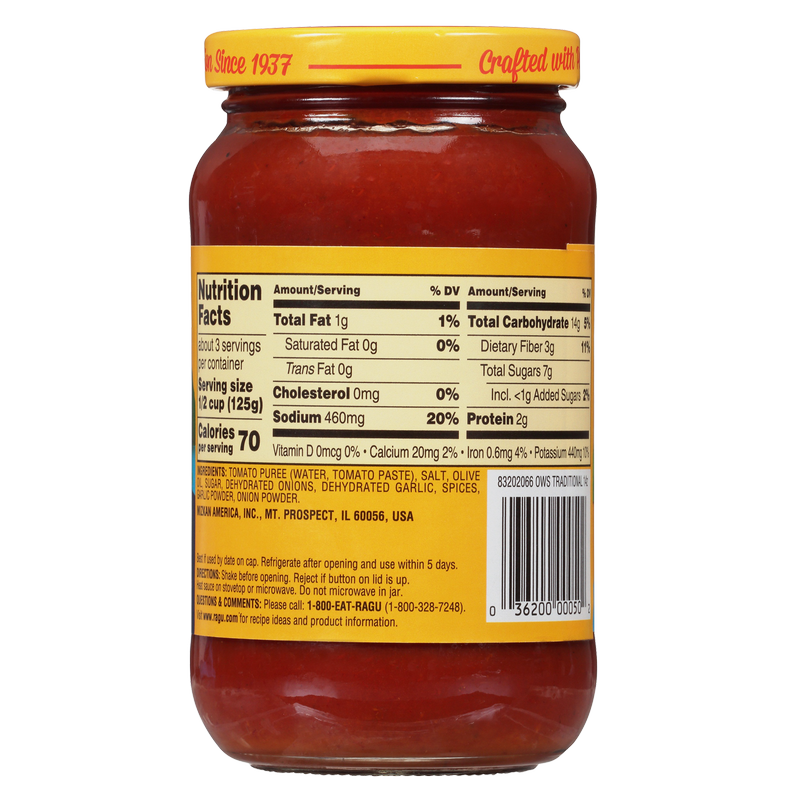 Ragu Old World Style Traditional Pasta Sauce 14oz