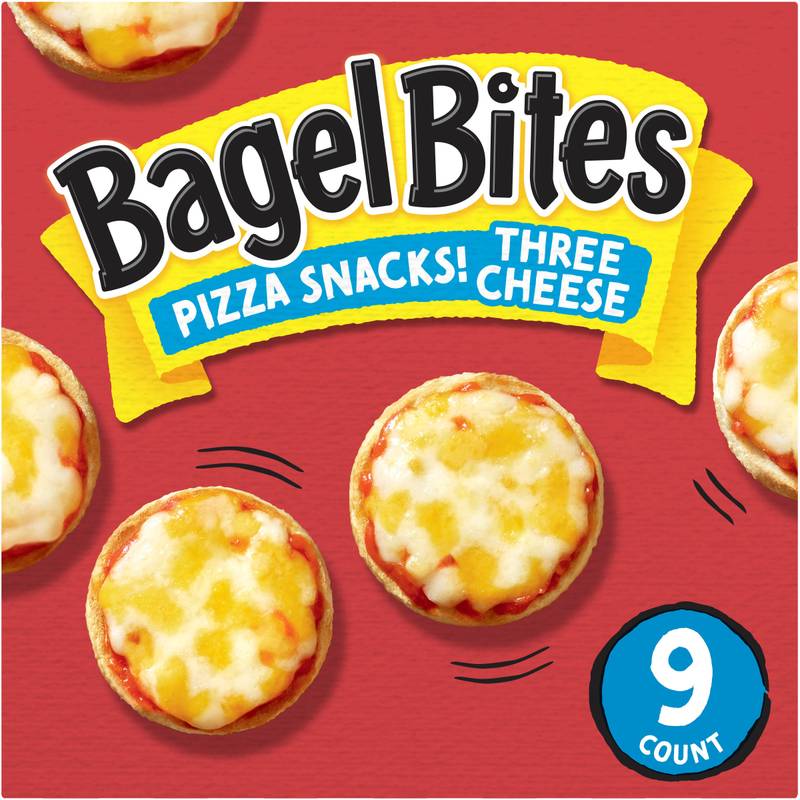 Bagel Bites Frozen Three Cheese Pizza Snacks 9ct 7oz