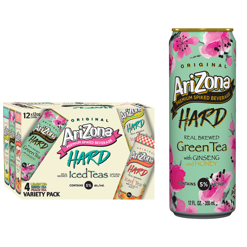 Arizona Hard Tea Party Pack 12pk 12oz Can 5.0% ABV