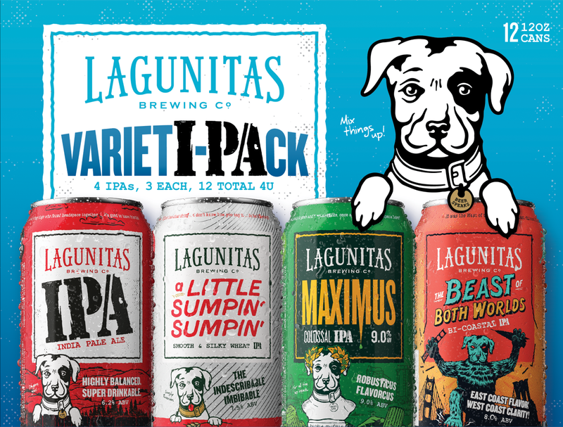 Lagunitas Variety Pack, 12 Pack, 12 fl. oz. Cans