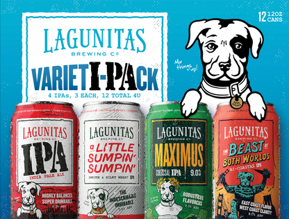 Lagunitas Variety Pack, 12 Pack, 12 fl. oz. Cans