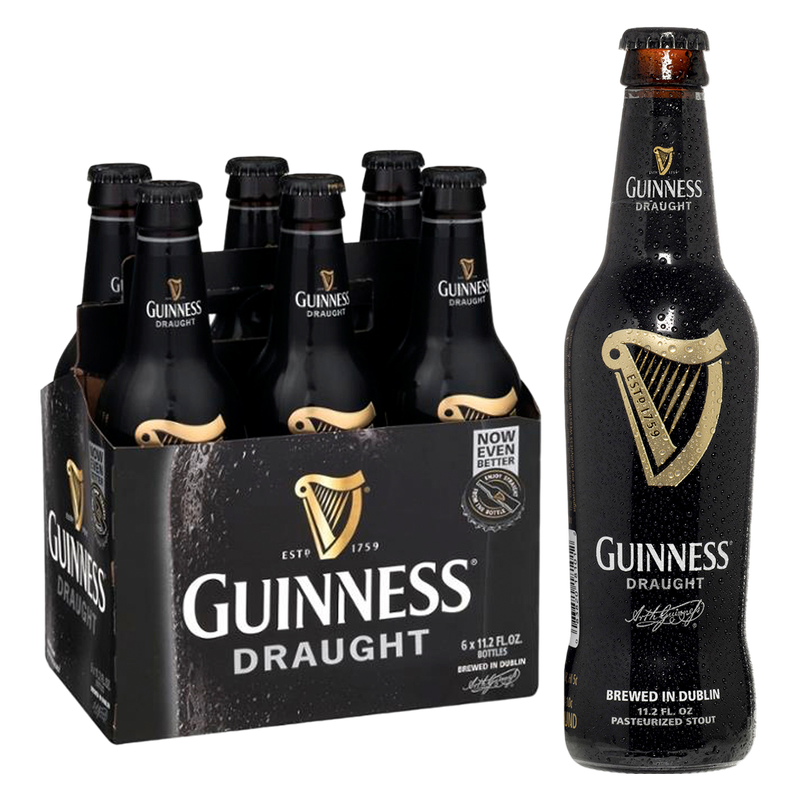 Guinness Draught 6pk 12oz Btl 4.2% ABV