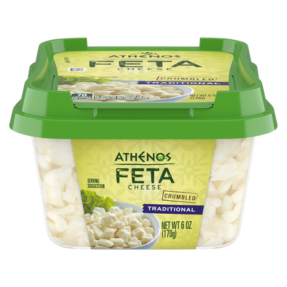 Athenos Traditional Crumbled Feta Cheese - 6oz