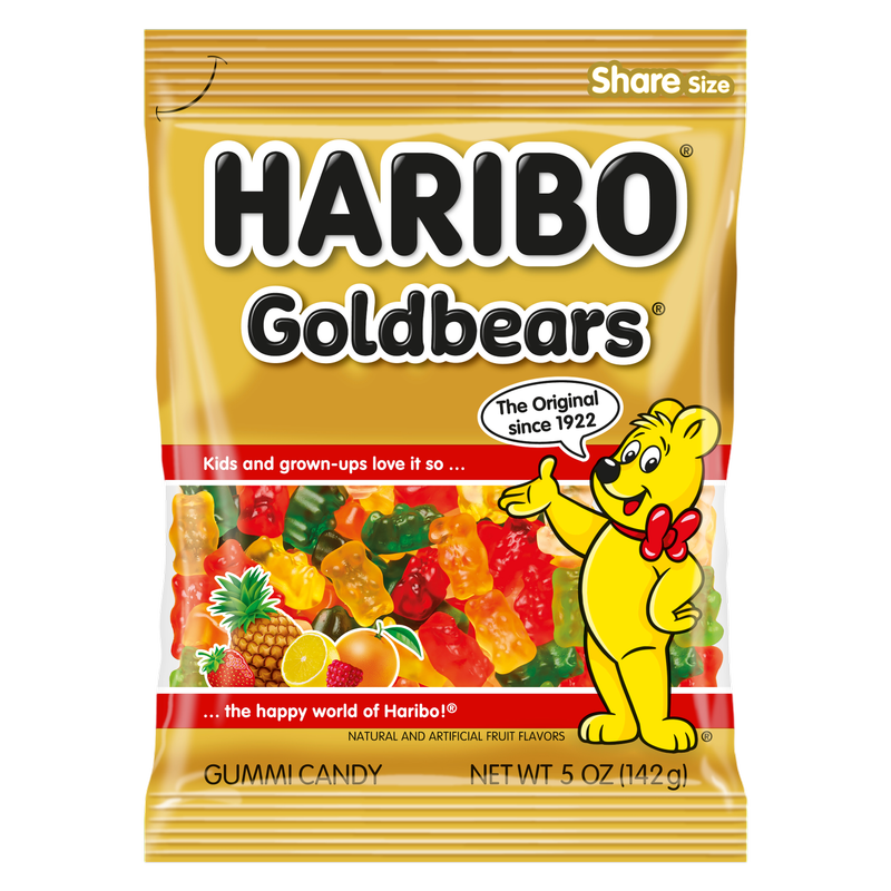 Haribo Goldbears Gummi Candy 5oz