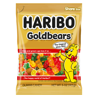 Haribo Goldbears Gummi Candy 5oz