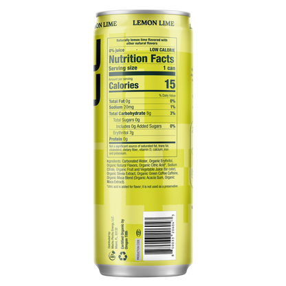 Machu Picchu Lemon Lime Energy Seltzer 12oz Can