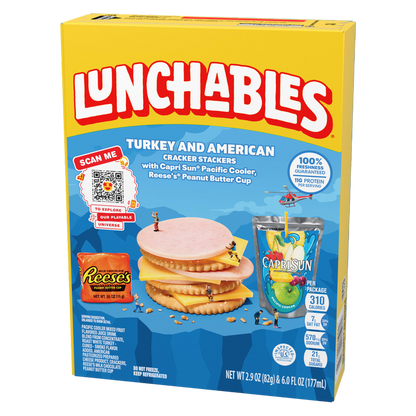 Lunchables Turkey & American Cheese Lunch Combinations with Capri Sun - 8.9oz