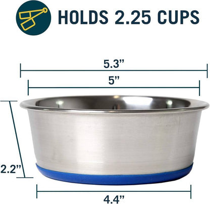 Durapet Pint Stainless Steel Dog Bowl 1.2 pint