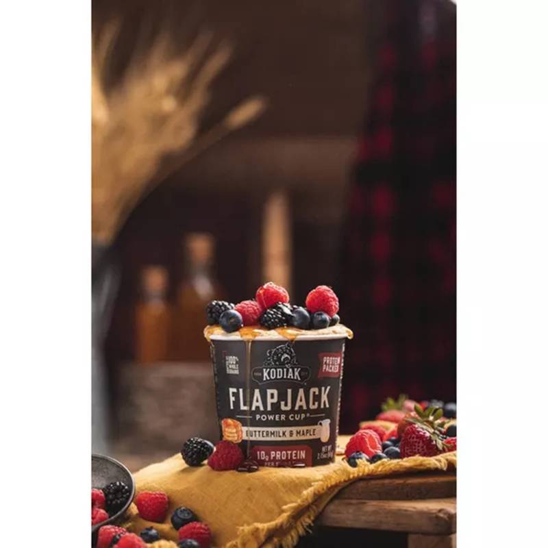Kodiak Power Cakes Flapjack on the Go Buttermilk & Maple Pancake Cup, 2.15oz.