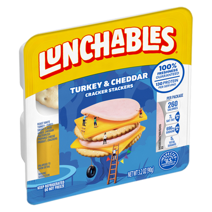 Lunchables Turkey & Cheddar with Crackers - 3.2oz
