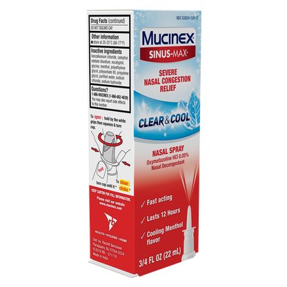 Mucinex Sinus-Max Severe Nasal Congestion Relief Nasal Spray 0.75oz