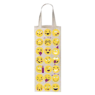 All Smiles Fabric Bottle Bag