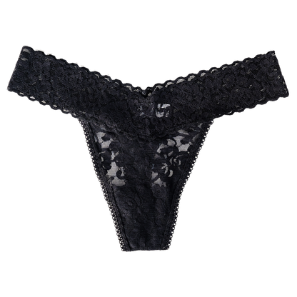 Panic Panties Underwear S/M Black Lace Thong