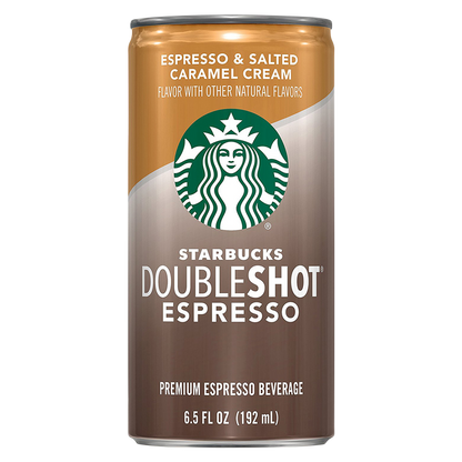 Starbucks Doubleshot Espresso with Salted Caramel Cream 6.5oz