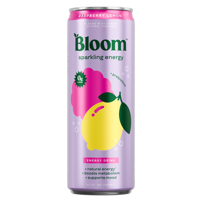 Bloom Raspberry Lemon Sparkling Energy 12oz Can – BevMo! Arizona