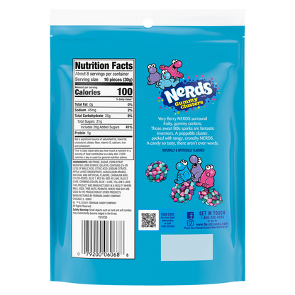 Nerds Very Berry Gummy Clusters Candy 8oz