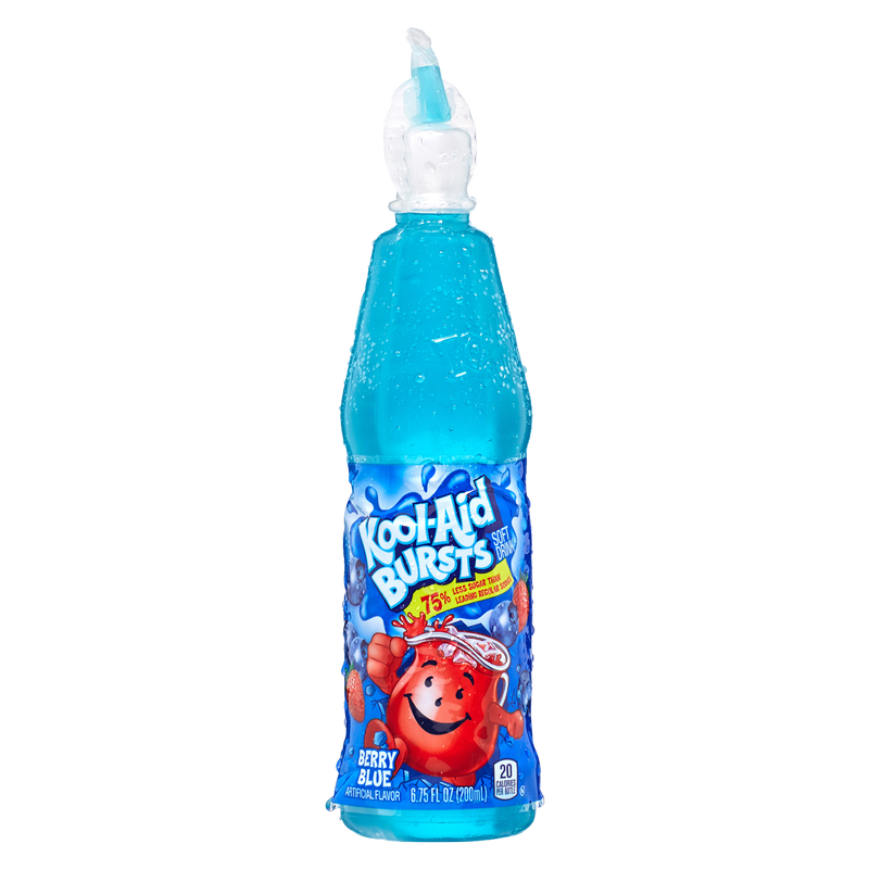 Kool Aid Bursts Berry Blue Juice 6.75oz Btl