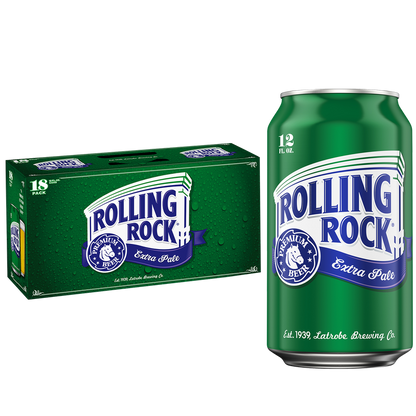 Rolling Rock 18pk 12oz Can 4.4% ABV