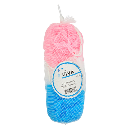 Viva Exfoliating Bath Loofahs 3ct