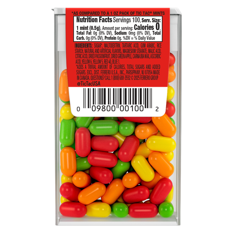 Tic Tac Fruit Adventure, 1.7oz