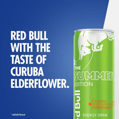 Red Bull Summer Edition Curuba Elderflower Energy Drink 8.4oz Can