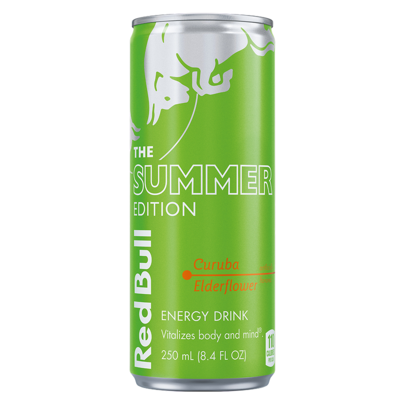 Red Bull Summer Edition Curuba Elderflower Energy Drink 8.4oz Can