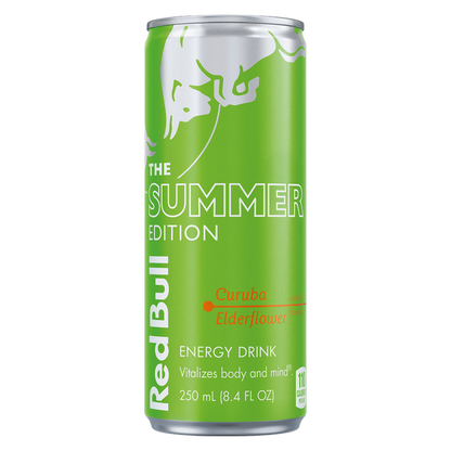 Red Bull Summer Edition Curuba Elderflower Energy Drink 8.4oz Can