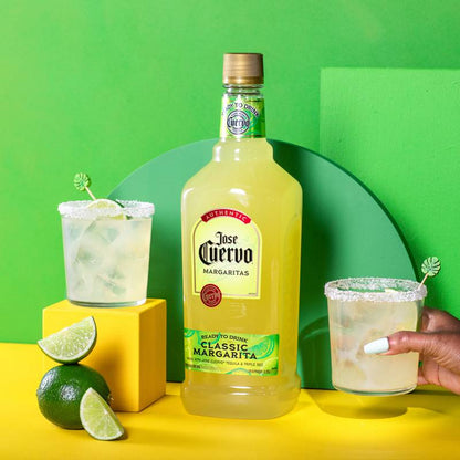 Jose Cuervo Authentic Margarita Classic Lime Ready to Drink Cocktail 1.75L 9.95% ABV