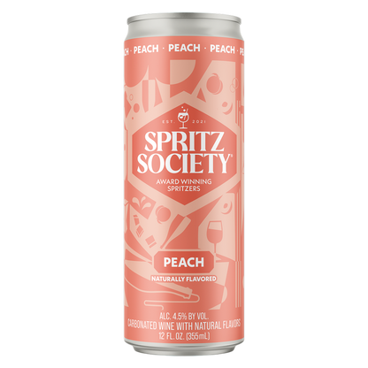 Spritz Society Peach 4pk 12oz Cans 4.5% ABV