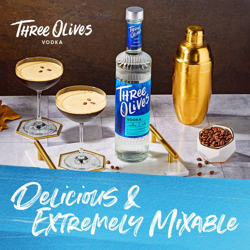 Three Olives Vodka Original 50ml (80 Proof)