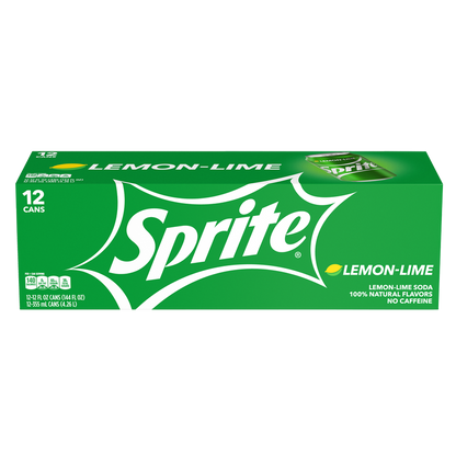 Sprite Soda 12pk 12oz Can