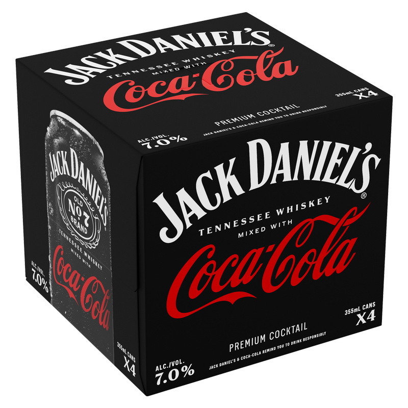 Jack Daniels 樽 ロッキングチェアー 4個 発送など含め交渉可 Jack Daniel's & Coke 4pk 355ml Can 7% ABV – BevMo! Arizona