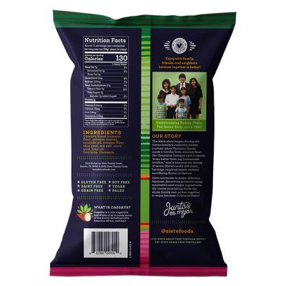 Siete Lime Grain Free Tortilla Chips 5oz