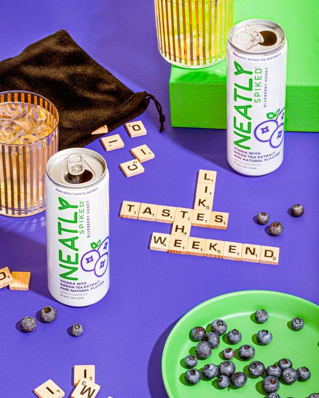Neatly Spiked Vodka Green Tea Seltzer Variety 8pk 12oz Cans 5.0