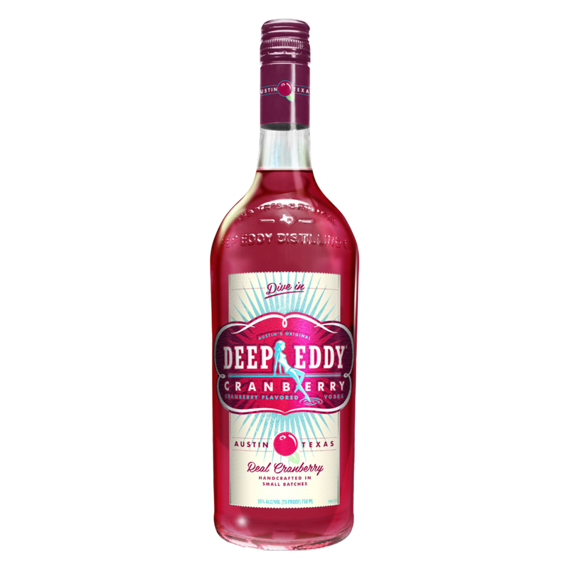 Deep Eddy Cranberry Vodka 750ml (70 Proof)